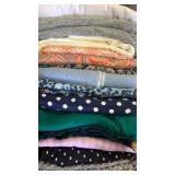 Fabrics including polka dots, paisley, and more
