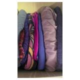 Fabrics mostly dark tones