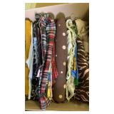 Fabrics including polka dots, plaid, solid and animal print