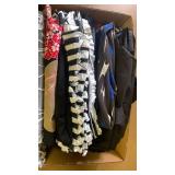 Fabrics, mostly blacks