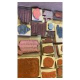Rubber stamps and pads