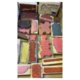 Rubber stamps and pads
