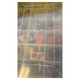 Rubber stamps in case