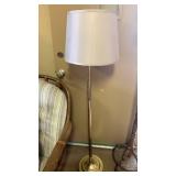 Brass adjustable floor lamp 56 inches tall