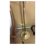 Brass adjustable floor lamp 56 inches tall
