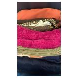 Fabrics including violet fuzzy, bin and more