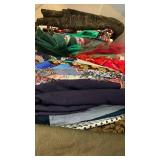 Fabrics mostly dark colors