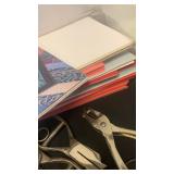 Stamp books, card stock and punches