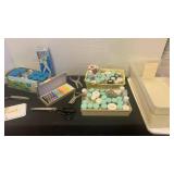 Decorative powders, punches, pinking shears, pastels and more