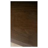 Dark wood roll top desk 45x53x20