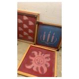 Silk screen frames 27x32 and smaller