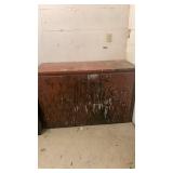 Wooden storage cabinet 32x50x19