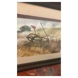 Rural Scene Artwork Set - Barn & Farm Equipment 24x20
