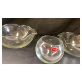 Vintage Royal Crystal Glass Bowls and pitcher