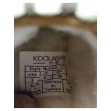 APPEARS NEW - Koolaburra by UGG Tan Suede Slippers Size 8