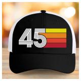 FACTORY SEALED - TOBYOVU 80th Birthday Gifts for Men Women - 1945 Birthday Decorations for Man Woman - 80th Birthday Baseball Hat - 80th Birthday Gifts Male, Female - Gifts for 80 Years Old - 1945 Tru