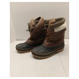 APPEARS NEW - Xmonte Winter Duck Boots with Herringbone Pattern Size 7.5