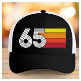 FACTORY SEALED - TOBYOVU 60th Birthday Gifts - 60th Birthday Gifts for Men Women - 1965 Birthday Decorations for Men Women - 60 Years Old Gifts Retro Trucker Hat Black