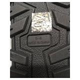FACTORY SEALED - Black Faux Fur Trimmed Indoor Slippers. Size 5-6