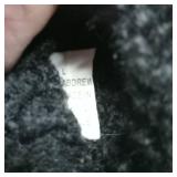 Abound Black Sherpa Slippers. Size L