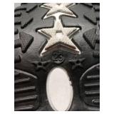 Merence Black Winter Snow Boots with Star Soles . Size 23  (6-7) toddler