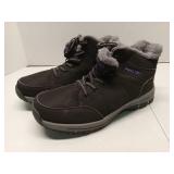 APPEARS NEW - Panelbo Winter Hiking Boots with Fur Lining. Size men
