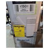 Vissani 5,000 BTU 115-Volt 3-in-1 Portable Air Conditioner Unit Cools up to 150 sq. ft. with Dehumidifier and Remote in White - Retail: $299