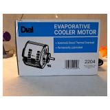 Dial Manufacturing INC 2204 1/2 HP 2 Speed Evaporative Cooler Motor - Retail: $100
