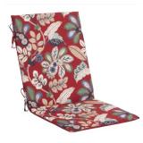 18.5 in. W x 19.5 in. D High Back Universal Outdoor Cushion in Chili Paisley