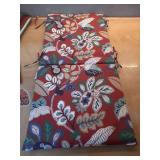 18.5 in. W x 19.5 in. D High Back Universal Outdoor Cushion in Chili Paisley