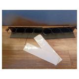 Modern Industrial Wall-Mounted Wine Rack