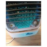 Ontel Arctic Air Turbo Chill Evaporative Cooler with HydroChill Technology, 4-Speed Portable Air Cooler Fan, Up To 8 Hr Per Fill, 7-Color LED, Simple & Whisper Quiet Operation, for Home or Office Use