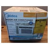 Midea 5 000 BTU Window Air Conditioner  150 Sq. Ft.  White - Retail: $173