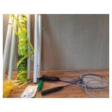 EastPoint Sports 2-in-1 Volleyball and Badminton Set  Adjustable Height Net Set with all Accessories
