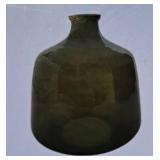 CREATIVECO-OP Green glass bud vase