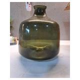CREATIVECO-OP Green glass bud vase
