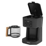 Aiwa 12 Cup Programmable Coffee Maker with Strength Adjustment and Glass Carafe - Retail: $50