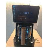 Aiwa 12 Cup Programmable Coffee Maker with Strength Adjustment and Glass Carafe - Retail: $50