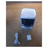 Turbo Chill Desktop Evaporative Space Cooler with LED Nightlight