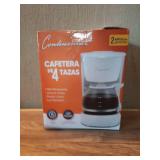 Continental 4 Cup Drip Coffee Maker