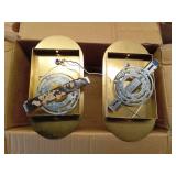 HOLKIRT Brass Wall Sconces Set of Two,Modern Wall Light,Globe Wall Sconce Wall Mount Light Wall Lighting for Bedroom Bathroom Living Room - Retail: $145