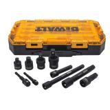 DeWalt DWMT74741 10-Pc. Impact Socket Accessory Set  3/8 & 1/2 In. Drive  - Retail: $74