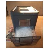 Frigidaire Nugget Ice Maker EFIC256, Countertop Nugget Ice Machine with Transparent Window, Nugget Ice Maker with 44 lbs. Capacity, Auto Self Cleaning Ice Maker Machine, Black - Retail: $238