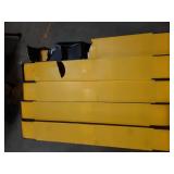 18 in. x 36 in. x 74 in. Black and Yellow Plastic Ventilated 5-Tier Garage Shelving Unit - Retail: $189