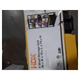 18 in. x 36 in. x 74 in. Black and Yellow Plastic Ventilated 5-Tier Garage Shelving Unit - Retail: $189