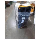 18 in. x 36 in. x 74 in. Black and Yellow Plastic Ventilated 5-Tier Garage Shelving Unit - Retail: $189