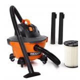 6 Gal. 3.5 Peak HP NXT Shop Vacuum Wet Dry Vac with General Debris Filter, Locking Hose and Attachments HD06001 - Retail: $70