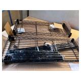 4-Tier Steel Wire Shelving Unit in Black (36 in. W x 54 in. H x 14 in. D) - Retail: $66
