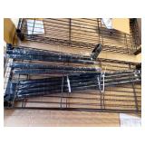 4-Tier Steel Wire Shelving Unit in Black (36 in. W x 54 in. H x 14 in. D) - Retail: $66