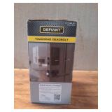 DEFIANT Deadbolt Lock, Electronic Touchpad - Matte Black